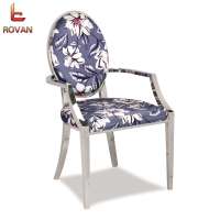 Stainless steel straws chair jewelry  Hot Selling Event Style Hotel Banquet king throne chair  Midsummer Night feel Chair