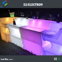 modern led lighted events bar counter /party bar counter